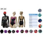 MALLA DE NATACION CON RECORTE PECHO Y LATERAL ESTAMPADO SPORTO 215