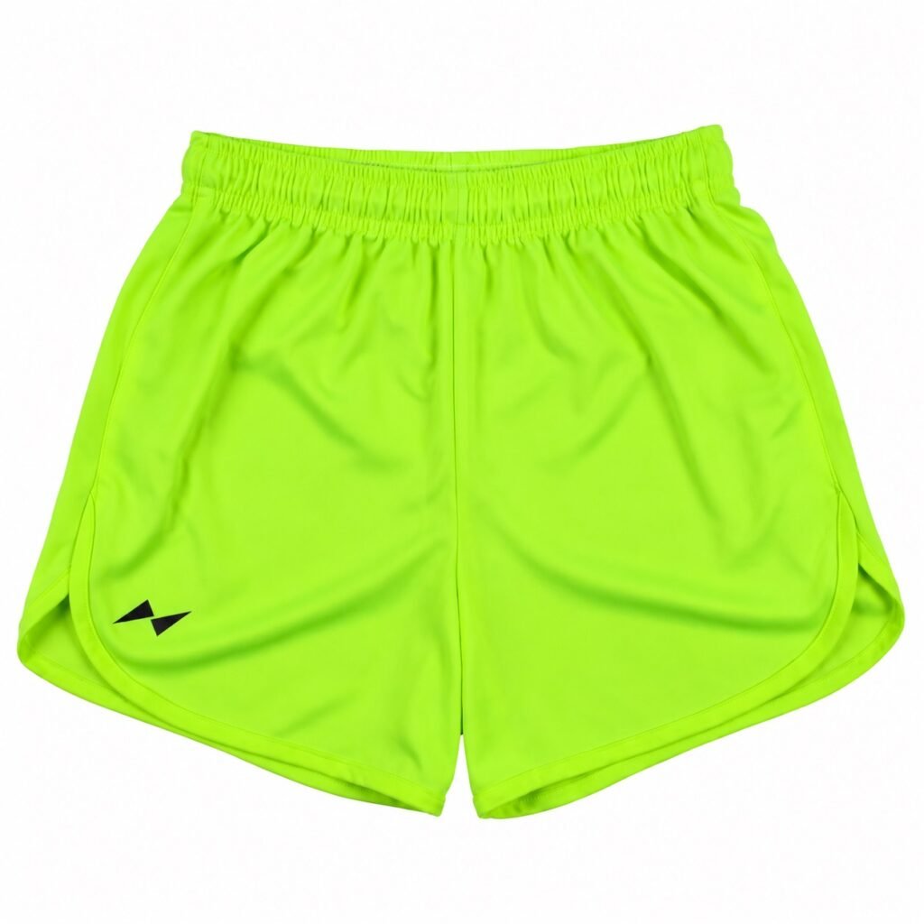 Shorts running en tela Set Nassau Verde Fluo