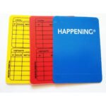 TARJETAS PARA ARBITRO DE PAPI FUTBOL HAPPENING