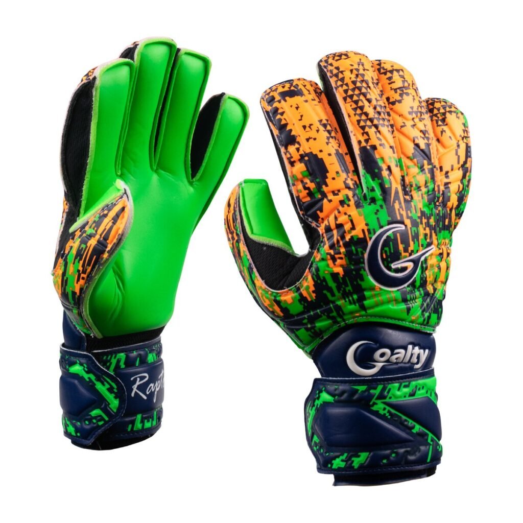 Guantes de arquero Goalty Raptor Verde y naranja - vista 1