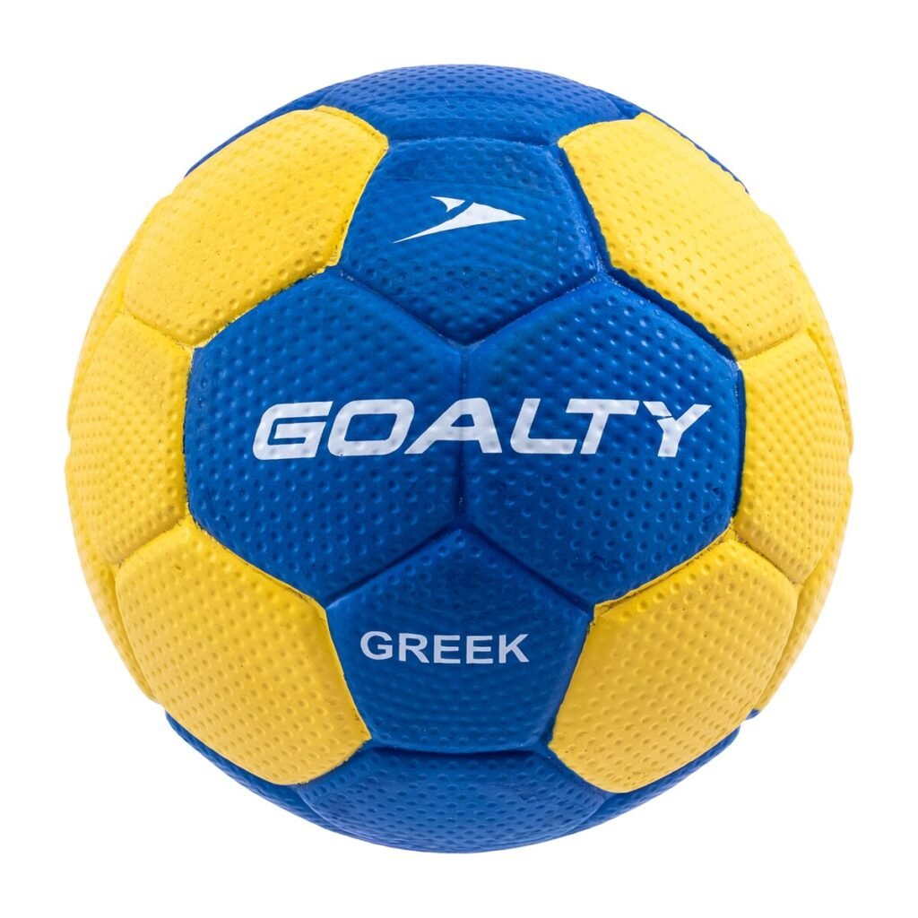 Pelota de handball Goalty Greek N°1 Amarillo y azul - vista 1