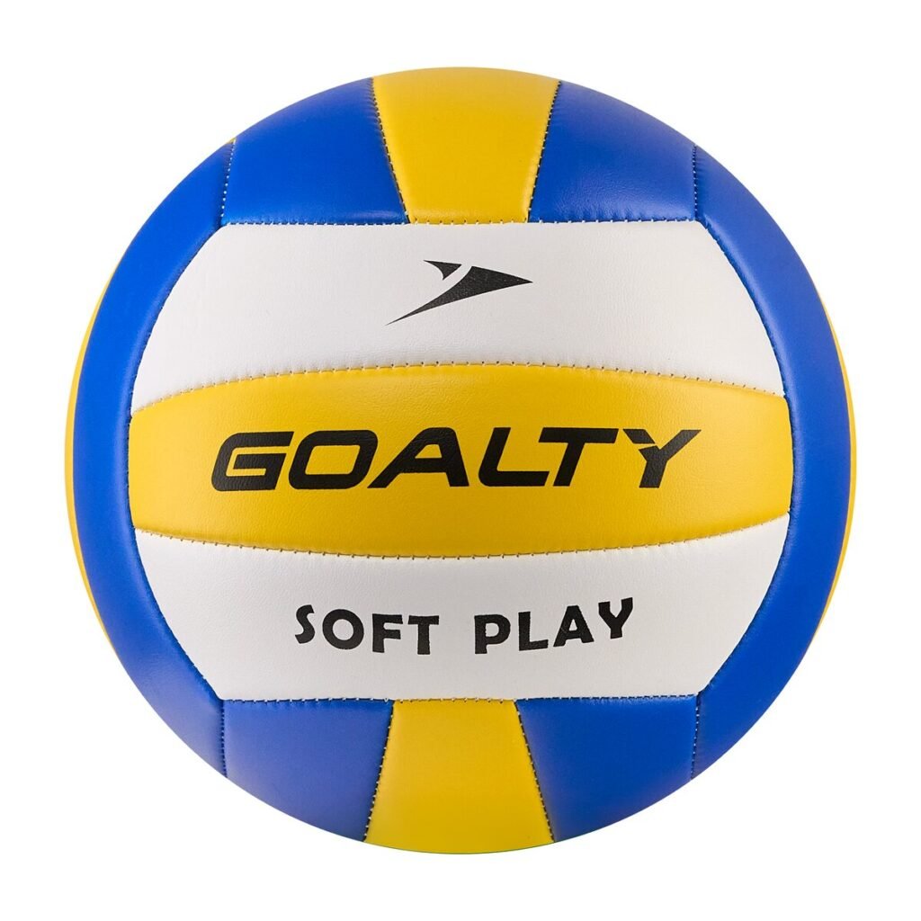 Pelota de vóley Goalty Soft Play N°5 Amarillo, azul y blanco - vista 1