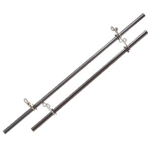 BARRA CROMADA CON TOPES 1.70 MTS
