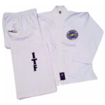 CASACA y PANTALON EN ACROCEL CON INSCRIPCION ITF O WTF