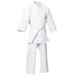 CASACA y PANTALON EN ALGODÓN BLANCO DE KARATE O KUNG FU TALLE 7